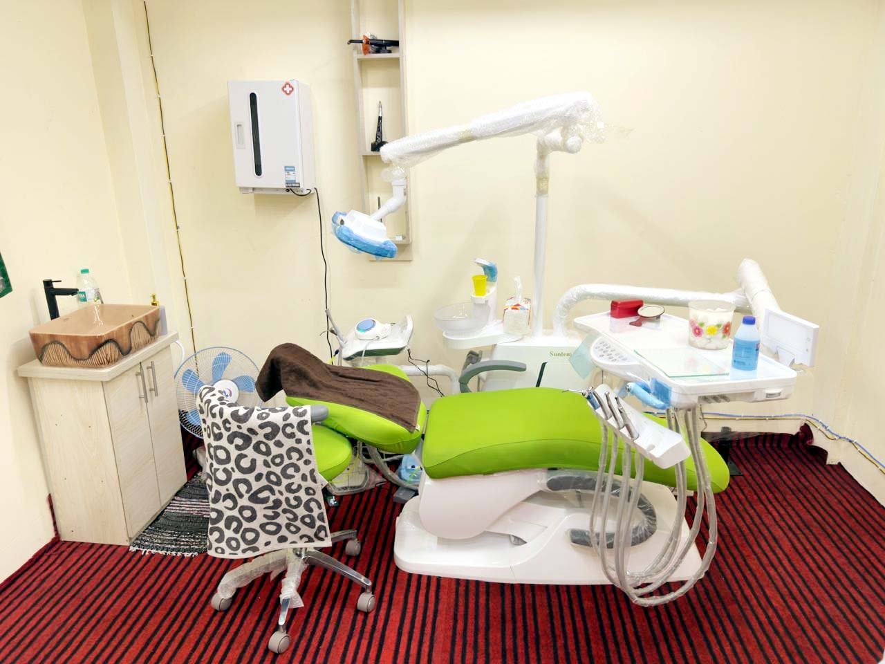 Interior of Ibrahim's Smile Care Dental Center treatment room